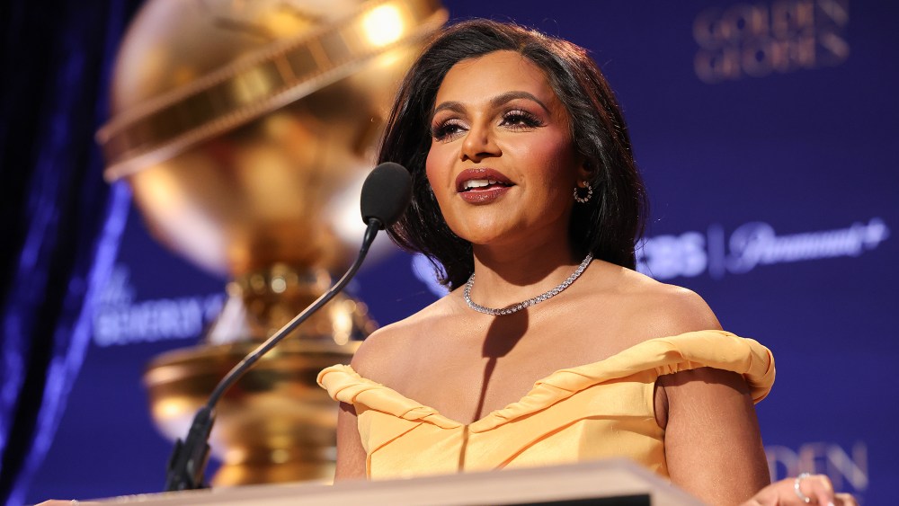 Mindy Kaling announce the nominees for the 2025 Golden Globes on Dec. 9 in Beverly Hills.