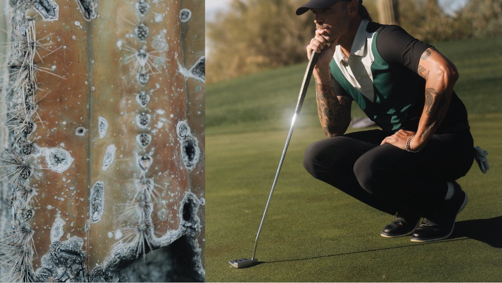 A campaign image for Head Golf shot at Troon North golf club in Scottsdale.