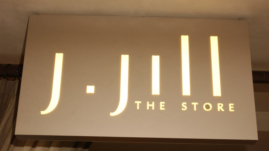 J.Jill Store signage during Alice Peacock Appears for Cotton Incorporated and J.Jill Summer Promotion at J.Jill Store at the Stonestown Galleria in San Francisco, California, United States.