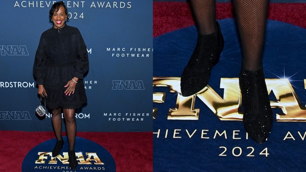 Jackie Joyner-Kersee attends Footwear News Achievement Awards (FNAAs) 2024 at Cipriani South Street on December 04, 2024 in New York City.