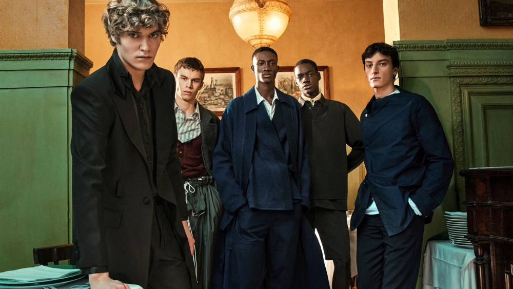 The advertising campaign for Milan Men's Fashion Week in January 2025.