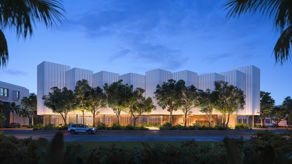 Rendering of the Mirai project in Miami's Design District.