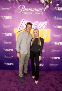 Matt Kaplan and Alex Cooper attend the "Love In Taipei" Special Screening at NeueHouse Hollywood on August 08, 2023 in Hollywood, California.