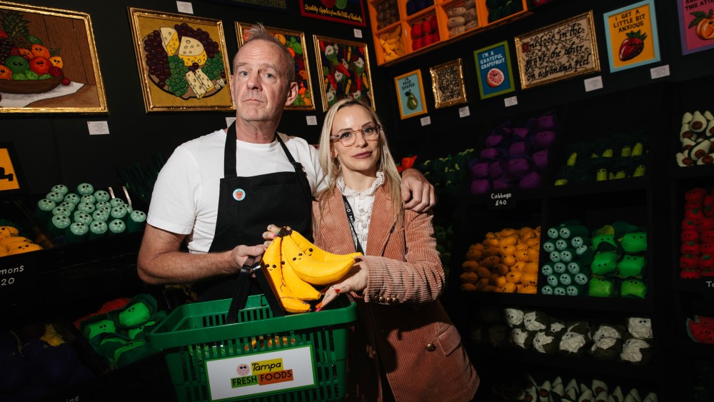 Fatboy Slim and Lucy Sparrow
