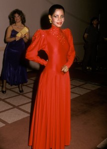 Melba Moore attends the 44th Annual Golden Globe Awards on January 31, 1987.