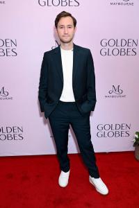 Michael Pollack at Golden Globes First-Time Nominee Luncheon at Maybourne Beverly Hills on December 17, 2024 in Los Angeles, California.