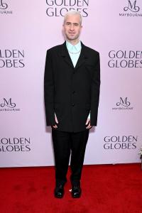 Evan Ross Katz at Golden Globes First-Time Nominee Luncheon at Maybourne Beverly Hills on December 17, 2024 in Los Angeles, California.