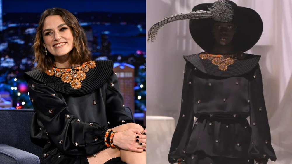 Keira Knightley, Valentino, The Tonight Show Starring Jimmy Fallon, spring 2025 ready-to-wear collection