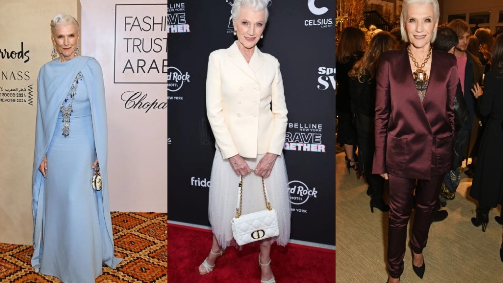 Maye Musk through the years.