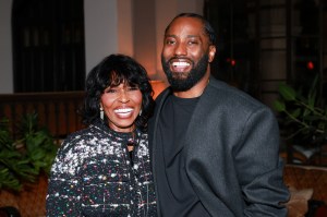 Pauletta Washington and John David Washington