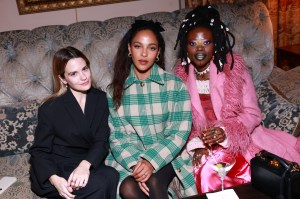 Ash Roberts, Megalyn Echikunwoke and guest