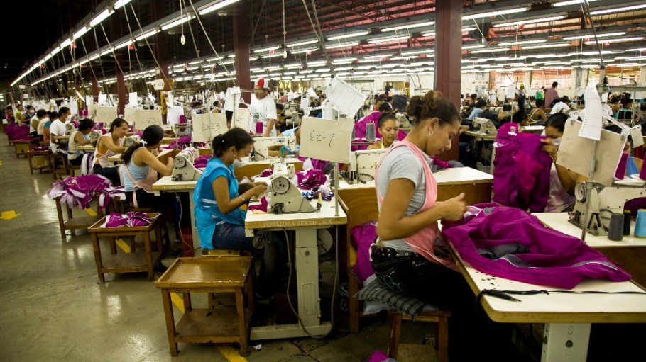 A garment factory in the Nicaraguan capital city of Managua.