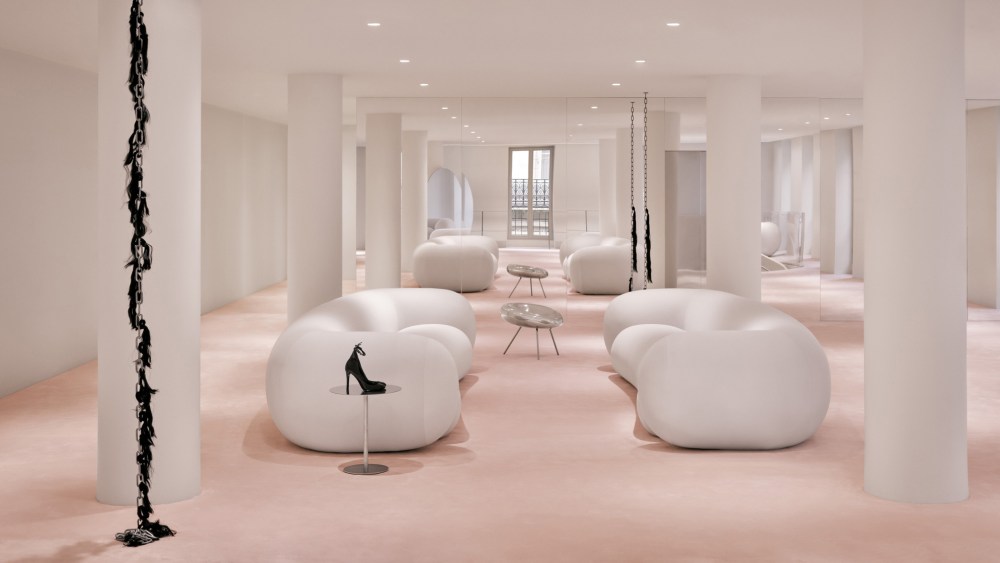 The ready-to-wear floor at Alaïa's new Paris flagship store.
