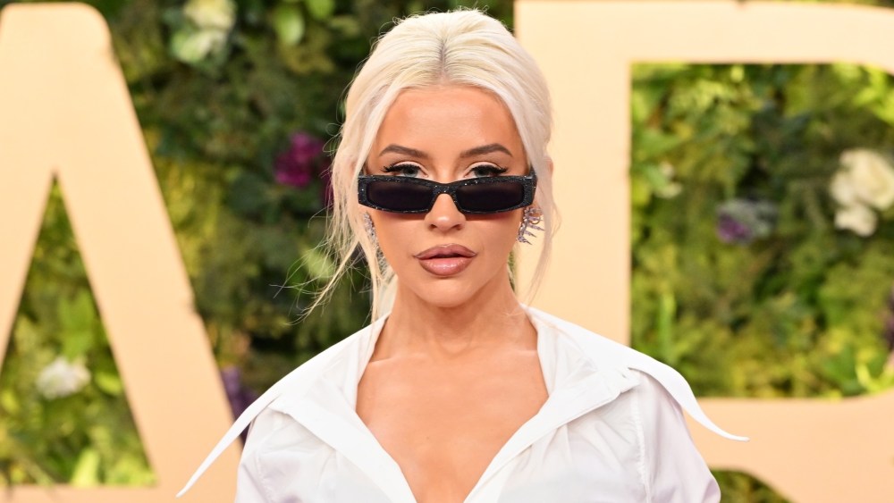 Christina Aguilera attends the 2025 Joy Awards at The Venue on January 18, 2025 in Riyadh, Saudi Arabia.