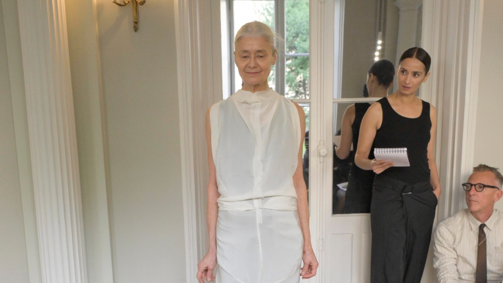 Axelle Doué, Rachida Brakni and Olivier Saillard in Moda Povera VII
