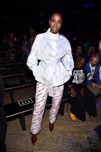 NEW YORK, NY - SEPTEMBER 09:  Kelly Rowland attends Opening Ceremony - Front Row - September 2018 - New York Fashion Week at Le Poisson Rouge on September 9, 2018 in New York City.  (Photo by Theo Wargo/Getty Images)