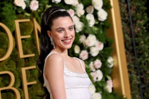 BEVERLY HILLS, CALIFORNIA - JANUARY 05: Margaret Qualley attends the 82nd Annual Golden Globe Awards at The Beverly Hilton on January 05, 2025 in Beverly Hills, California. (Photo by Amy Sussman/Getty Images)