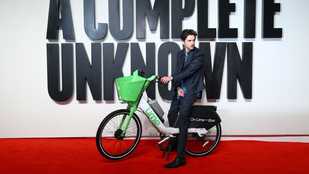 LONDON, ENGLAND - JANUARY 14: Timothee Chalamet attends the UK Premiere of Searchlight Pictures' "A Complete Unknown" at BFI Southbank on January 14, 2025 in London, England. (Photo by Tim P. Whitby/Getty Images  for The Walt Disney Company Limited)