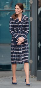 MANCHESTER, UNITED KINGDOM - OCTOBER 14: (EMBARGOED FOR PUBLICATION IN UK NEWSPAPERS UNTIL 48 HOURS AFTER CREATE DATE AND TIME) Catherine, Duchess of Cambridge visits the National Football Museum on October 14, 2016 in Manchester, England. (Photo by Max Mumby/Indigo/Getty Images)