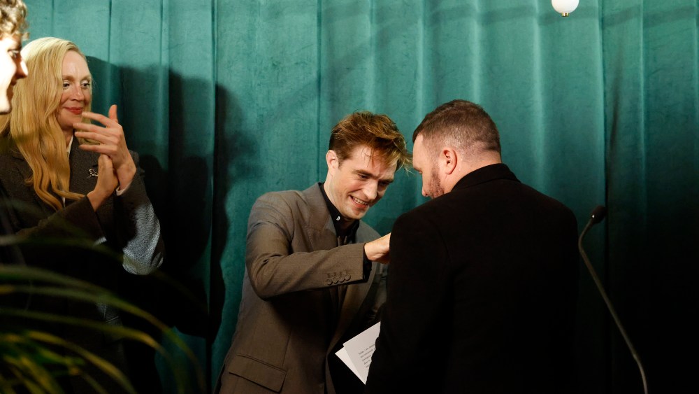 Gwendoline Christie, Robert Pattison and Kim Jones