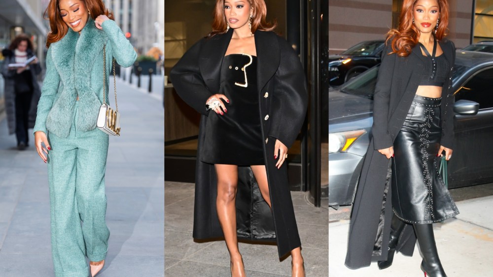 Keke Palmer is seen in Midtown on January 15, 2025 in New York City; Keke Palmer is seen in SoHo on January 15, 2025 in New York City; Keke Palmer is seen arriving at 'Watch What Happens Live" with Andy Cohen' on January 15, 2025 in New York City.