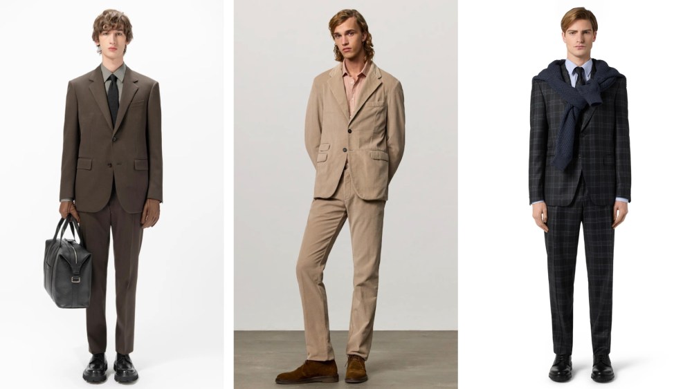 Looks from Corneliani, Massimo Alba, Pal Zileri Men's Fall 2025 Ready-to-Wear Collections.