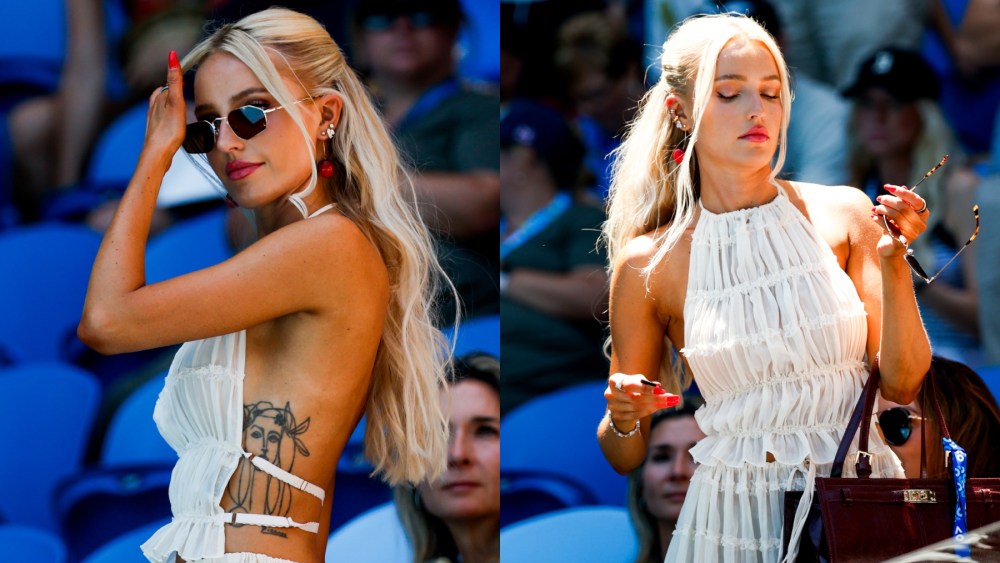 Morgan Riddle at the 2025 Australian Open on Jan. 18 in Melbourne.