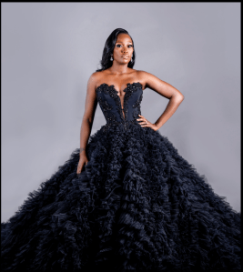 Pantora Bridal Dream 2024 Collection, Nairobi Black Dress