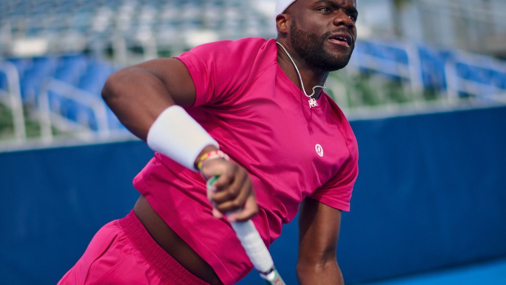 New Lululemon ambassador Frances Tiafoe.