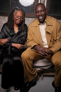 Whoopi Goldberg and Omar Sy