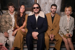 Gavin Casalegno, Cheyanne King Casalegno, Lucas Bravo, Alvaro Mel, and Park Bo-young