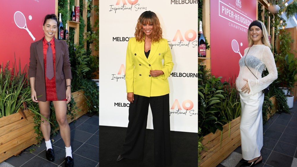 Brooke Blurton, Tyra Banks, Anna McEvoy, Australian Open 2025