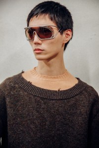Backstage at Prada Men's Fall 2025 Ready-to-Wear Collection at Milan Fashion Week