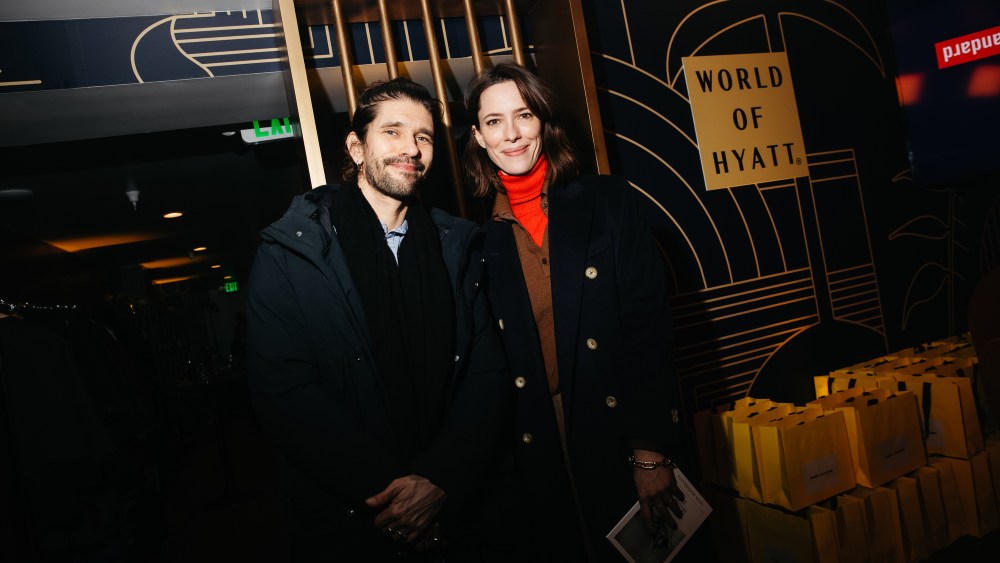 Ben Whishaw and Rebecca Hall