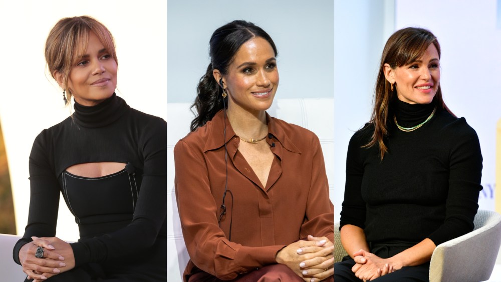 Halle Berry, Meghan Markle, and Jennifer Garner.