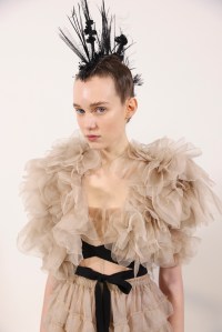 Backstage at Christian Dior Spring 2025 Couture at Paris Couture Week