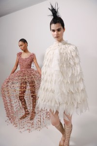 Backstage at Christian Dior Spring 2025 Couture at Paris Couture Week