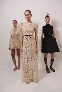 Backstage at Christian Dior Spring 2025 Couture at Paris Couture Week