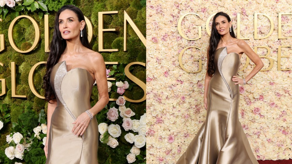 Demi Moore at the 82nd annual Golden Globe Awards at The Beverly Hilton on Jan. 5 in Beverly Hills.