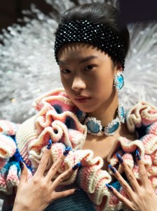 Backstage at Germanier Spring 2025 Couture at Paris Couture Week