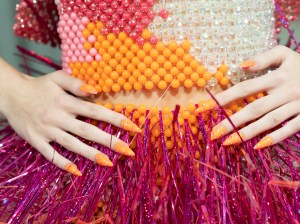 Backstage at Germanier Spring 2025 Couture at Paris Couture Week