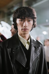 Backstage at Hermes Men's Fall 2025 Ready to Wear Show