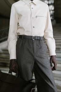 Backstage at Hermes Men's Fall 2025 Ready to Wear Show