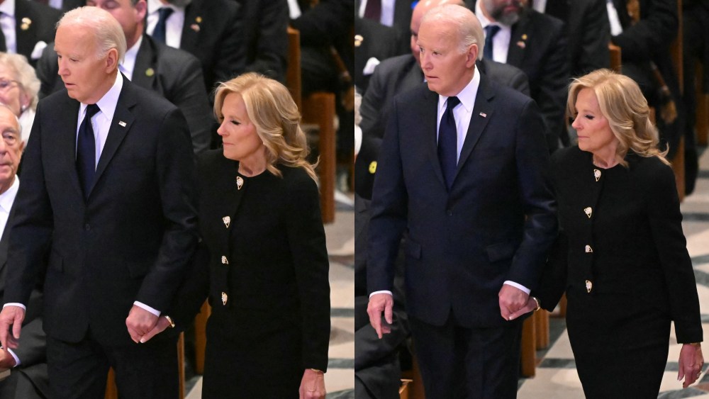 Joe Biden, Jill Biden, Jimmy Carter funeral