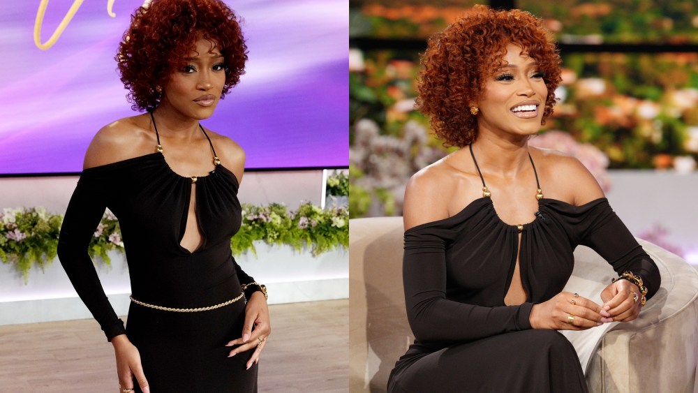 Keke Palmer, Jennifer Hudson, show, Ferragamo dress