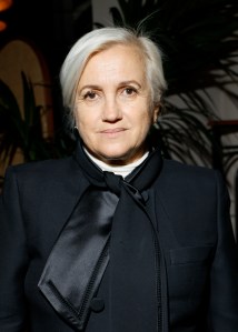 Silvia Venturini Fendi at the Kim Jones Legion of Honor Ceremony held at Chez Laurent on January 24, 2025 in Paris, France.