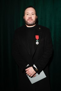 Kim Jones at the Kim Jones Legion of Honor Ceremony held at Chez Laurent on January 24, 2025 in Paris, France.