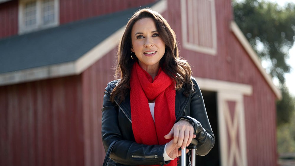 LOS ANGELES, CALIFORNIA - DECEMBER 19: Lacey Chabert stars in "It Was Always You" Digital Spot for philosophy Skincare on December 19, 2024 in Los Angeles, California. (Photo by Phillip Faraone/Getty Images for philosophy)