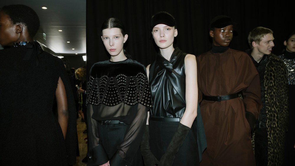 Backstage at Lanvin Fall 2025 Ready-to-Wear Collection at Paris Fashion Week