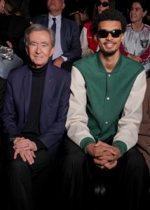 Bernard Arnault and Victor Wembanyama